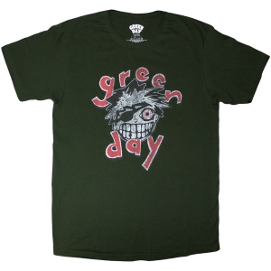 Green Day - Eye Patch Uni Green T-Shirt ryhmässä MERCHANDISE / T-paita / Punk @ Bengans Skivbutik AB (5637702r)
