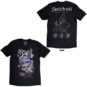 Ghost - Skeletour Admat 25 Tour Dates Uni Bl T-Shirt ryhmässä MERCHANDISE / T-paita / Hårdrock @ Bengans Skivbutik AB (5637704r)