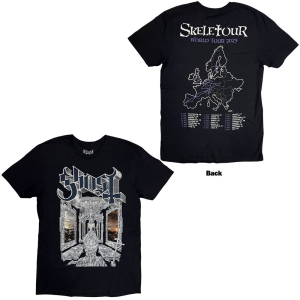 Ghost - Skeleta Album Cover 25 Tour Dates Uni Bl T-Shirt ryhmässä MERCHANDISE / T-paita / Hårdrock @ Bengans Skivbutik AB (5637705r)