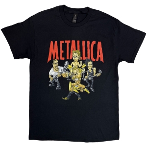 Metallica - Load Chavez Cartoon Uni Bl T-Shirt ryhmässä MERCHANDISE / T-paita / Hårdrock @ Bengans Skivbutik AB (5637706r)