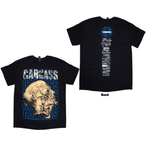 Carcass - Necro Head Uni Bl T-Shirt ryhmässä MERCHANDISE / T-paita / Hårdrock @ Bengans Skivbutik AB (5637938r)