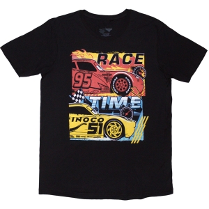 Disney - Cars Race Time Uni Bl T-Shirt ryhmässä MERCHANDISE / T-paita / Film-Musikal @ Bengans Skivbutik AB (5637943r)