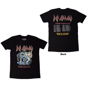 Def Leppard - Summer Stadium Tour Uni Bl T-Shirt ryhmässä MERCHANDISE / T-paita / Hårdrock @ Bengans Skivbutik AB (5637944r)
