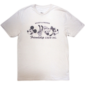 Disney - Mm Friendship Crew Inc Uni Natrl T-Shirt ryhmässä MERCHANDISE / T-paita / Film-Musikal @ Bengans Skivbutik AB (5637952r)