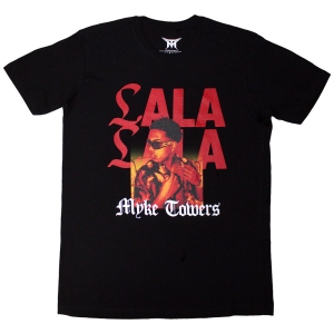 Myke Towers - Lala Uni Bl T-Shirt ryhmässä MERCHANDISE / T-paita / Hip Hop-Rap @ Bengans Skivbutik AB (5637955r)