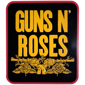 Guns N Roses - Stacked Black Magnet ryhmässä MERCHANDISE / Merch / Hårdrock @ Bengans Skivbutik AB (5638283)