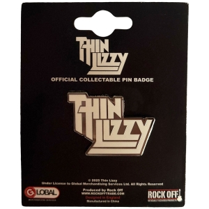 Thin Lizzy - Logo Pin Badge ryhmässä MERCHANDISE / Merch / Hårdrock @ Bengans Skivbutik AB (5638425)