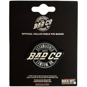 Bad Company - Est. 1973 Circle Logo Pin Badge ryhmässä MERCHANDISE / Merch / Pop-Rock @ Bengans Skivbutik AB (5638468)