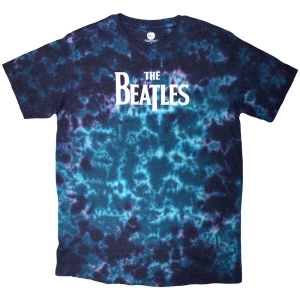 Beatles - Drop T Logo Uni Blue Dip-Dye T-Shirt ryhmässä MERCH @ Bengans Skivbutik AB (5638733r)