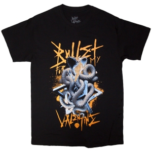 Bullet For My Valentine - Wrapped Cobra Uni Bl T-Shirt ryhmässä MERCHANDISE / T-paita / Hårdrock @ Bengans Skivbutik AB (5638738r)