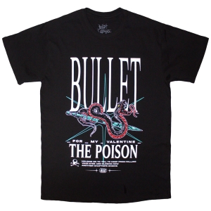 Bullet For My Valentine - The Poison Snake Uni Bl T-Shirt ryhmässä MERCHANDISE / T-paita / Hårdrock @ Bengans Skivbutik AB (5638741r)