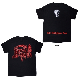 Death - Life Will Never Last Uni Bl T-Shirt ryhmässä MERCHANDISE / T-paita / Hårdrock @ Bengans Skivbutik AB (5638749r)