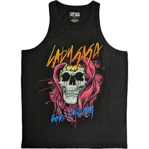 Lady Gaga - Skull Uni Char Tank T-Shirt ryhmässä MERCHANDISE / T-paita / Pop-Rock @ Bengans Skivbutik AB (5638752r)