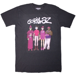 Gorillaz - Cracker Island Standing Group Uni Bl T-Shirt ryhmässä MERCHANDISE / T-paita / Pop-Rock @ Bengans Skivbutik AB (5638753r)