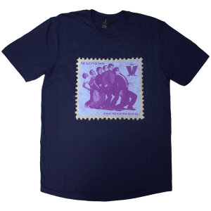 Madness - Stamp Uni Navy T-Shirt ryhmässä MERCHANDISE / T-paita / Pop-Rock @ Bengans Skivbutik AB (5638766r)