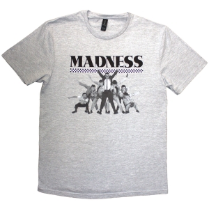 Madness - 7 Check Uni Grey T-Shirt ryhmässä MERCHANDISE / T-paita / Pop-Rock @ Bengans Skivbutik AB (5638767r)