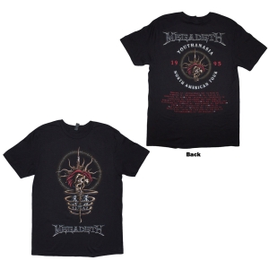 Megadeth - Youthanasia 1995 North American Tour Uni Bl T-Shirt ryhmässä MERCHANDISE / T-paita / Hårdrock @ Bengans Skivbutik AB (5638769r)