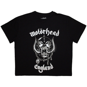 Motorhead - England Lady Bl Crop Top ryhmässä MERCHANDISE / T-paita / Hårdrock @ Bengans Skivbutik AB (5638770r)