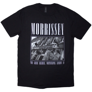 Morrissey - Whitechapel Uni Bl T-Shirt ryhmässä MERCHANDISE / T-paita / Pop-Rock @ Bengans Skivbutik AB (5638771r)
