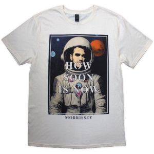 Morrissey - How Soon Is Now? Uni Natrl T-Shirt ryhmässä MERCHANDISE / T-paita / Pop-Rock @ Bengans Skivbutik AB (5638773r)