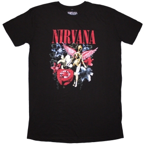 Nirvana - In Utero Vintage Collage Lady Bl T-Shirt Dress ryhmässä MERCHANDISE / T-paita / Pop-Rock @ Bengans Skivbutik AB (5638777r)