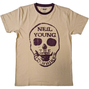Neil Young - Hitchhiker Ringer Uni Natrl T-Shirt ryhmässä MERCHANDISE / T-paita / Pop-Rock @ Bengans Skivbutik AB (5638779r)