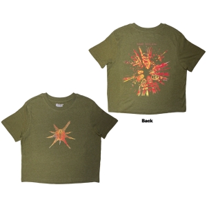 Slipknot - Tesf Band Figures Lady Green Crop Top ryhmässä MERCHANDISE / T-paita / Hårdrock @ Bengans Skivbutik AB (5638795r)