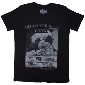 Sleeping With Sirens - Complete Collapse Uni Bl T-Shirt ryhmässä MERCHANDISE / T-paita / Punk @ Bengans Skivbutik AB (5638798r)