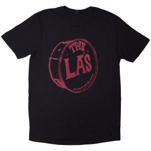 The La's - Red Drum Head Logo Uni Bl T-Shirt ryhmässä MERCHANDISE / T-paita / Pop-Rock @ Bengans Skivbutik AB (5638807r)
