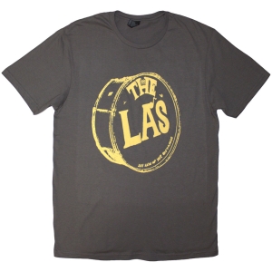 The La's - Yellow Drum Head Logo Uni Char T-Shirt ryhmässä MERCHANDISE / T-paita / Pop-Rock @ Bengans Skivbutik AB (5638808r)