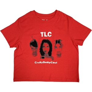 Tlc - Crazysexycool Lady Red Crop Top ryhmässä MERCHANDISE / T-paita / RnB-Soul @ Bengans Skivbutik AB (5638812r)