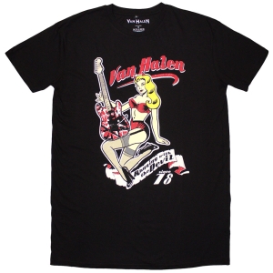 Van Halen - Running With The Devil Lady Bl T-Shirt Dress ryhmässä MERCH @ Bengans Skivbutik AB (5638813r)