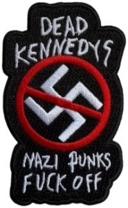 Dead Kennedys - Patch Nazi Punks Fuck Off (8,9 X 5, ryhmässä MERCHANDISE / Accessoarer / Pop-Rock @ Bengans Skivbutik AB (5639244)