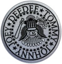 Ramones - Patch Presidential Seal Wht (10,2 C ryhmässä ME SUOSITTELEMME / Perjantain julkaisut / 2025-08-29 @ Bengans Skivbutik AB (5639250)