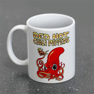 Red Hot Chili Peppers - Squid White Pod Mug ryhmässä MERCHANDISE / Merch / Pop-Rock @ Bengans Skivbutik AB (5639321)