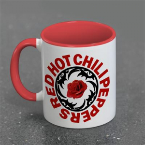Red Hot Chili Peppers - Logo Stamp Red Coloured Inner Pod Mug ryhmässä MERCHANDISE / Merch / Pop-Rock @ Bengans Skivbutik AB (5639337)
