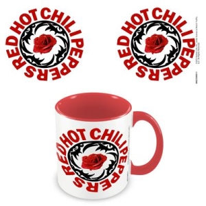 Red Hot Chili Peppers - Logo Stamp Red Coloured Inner Pod Mug ryhmässä MERCHANDISE / Merch / Pop-Rock @ Bengans Skivbutik AB (5639337)