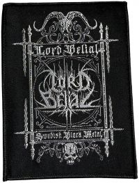 Lord Belial - Patch Swedish Black Metal (13,5 X 1 ryhmässä MERCHANDISE / Accessoarer / Kommande / Hårdrock @ Bengans Skivbutik AB (5639485)