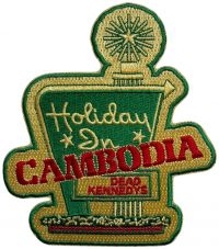 Dead Kennedys - Patch Holiday In Cambodia (11,4 X 1 ryhmässä MERCHANDISE / Accessoarer / Kommande / Pop-Rock @ Bengans Skivbutik AB (5639488)