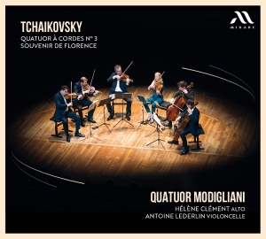 Quatuor Modigliani & Helene Clement & Antoine Lederlin - Tchaikovsky: Quatuor A Cordes No. 3 & Souvenir De Florence ryhmässä ME SUOSITTELEMME / Perjantain julkaisut / 2025-09-19 @ Bengans Skivbutik AB (5639791)