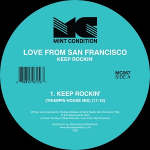 Love From San Francisco - Keep Rockin' ryhmässä VINYYLI / Kommande / Elektroniskt @ Bengans Skivbutik AB (5640244)