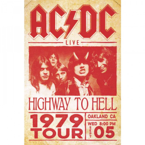 Ac/Dc - Concert 1979 91,5 X 61 Cm ryhmässä BW-Poster @ Bengans Skivbutik AB (5640249)