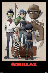 Gorillaz  - Family 91,5 X 61 Cm ryhmässä BW-Poster @ Bengans Skivbutik AB (5640251)