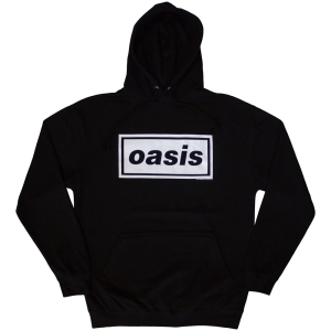 Oasis - Decca Logo Uni Bl Hoodie ryhmässä MERCHANDISE / Hupparit / Pop-Rock @ Bengans Skivbutik AB (5640519r)
