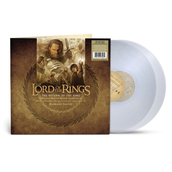Howard Shore - The Lord Of The Rings: The Return Of The King (Clear 2Lp) ryhmässä VINYYLI / Film-Musikal @ Bengans Skivbutik AB (5640979)