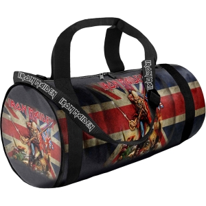 Iron Maiden - Trooper Duffle Bag ryhmässä MERCHANDISE / Merch / Nyheter / Hårdrock @ Bengans Skivbutik AB (5641715)