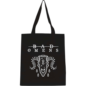 Bad Omens - Ramskull Tote Bag ryhmässä MERCHANDISE / Merch / Nyheter / Hårdrock @ Bengans Skivbutik AB (5641724)