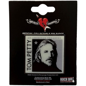 Tom Petty - American Treasure Pin Badge ryhmässä MERCHANDISE / Merch / Pop-Rock @ Bengans Skivbutik AB (5641734)