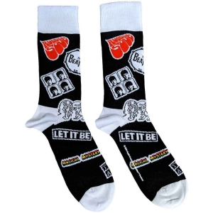 Beatles  - Icons Uni Bl Socks (Eu 36-40) ryhmässä MERCHANDISE /  /  @ Bengans Skivbutik AB (5641743)