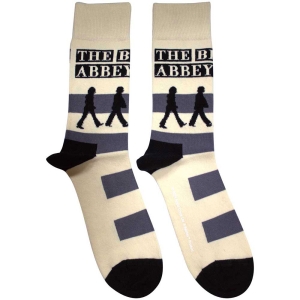 Beatles  - Abbey Road Crossing Uni Natrl Socks (Eu 36-40) ryhmässä MERCHANDISE /  /  @ Bengans Skivbutik AB (5641745)